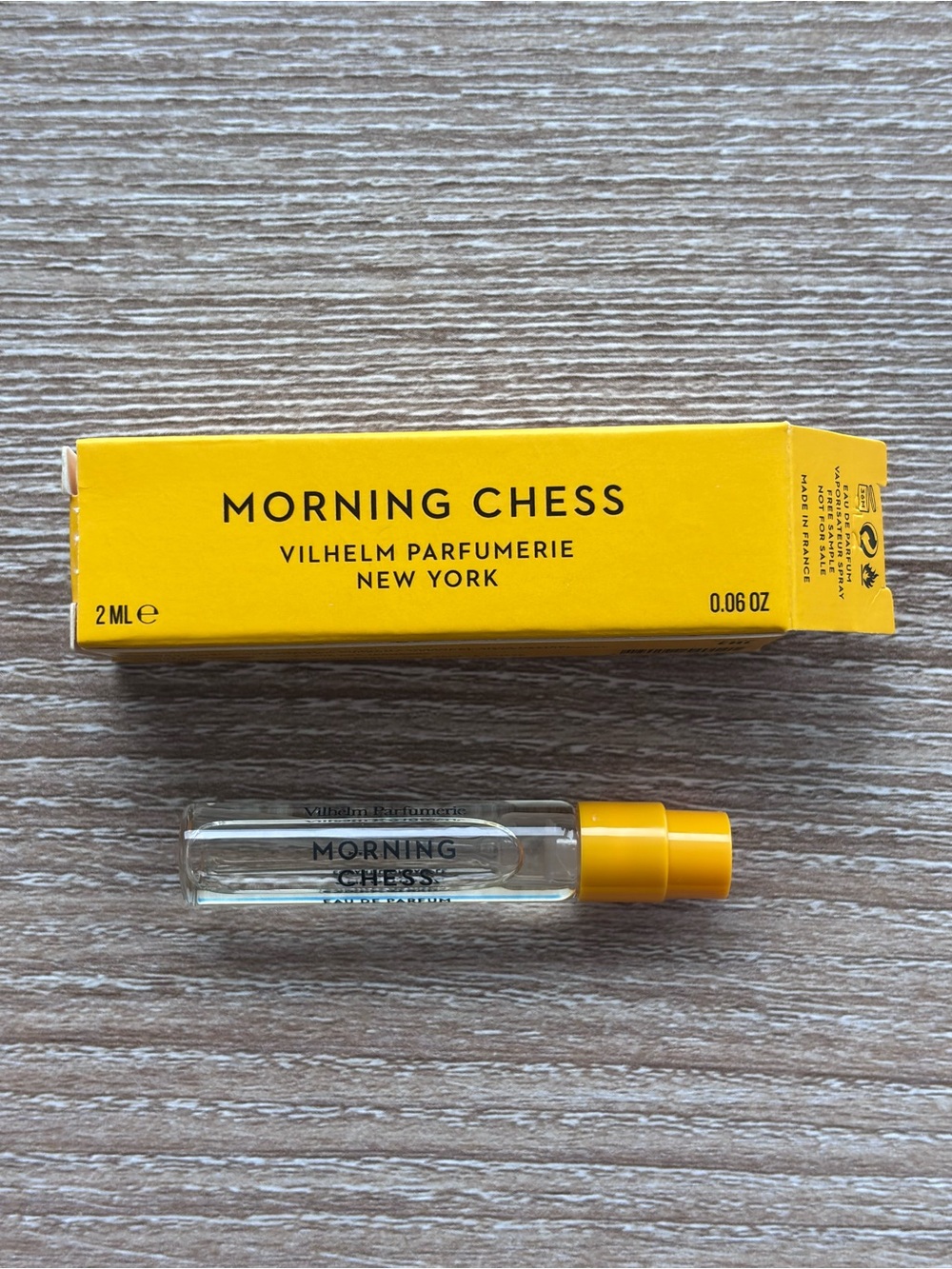 NIB Vilhelm Parfumerie Morning Chess EDP — 2 mL mini sample